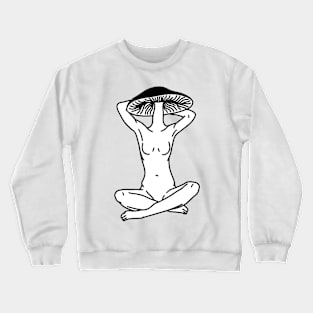 Mushroom Lady Crewneck Sweatshirt